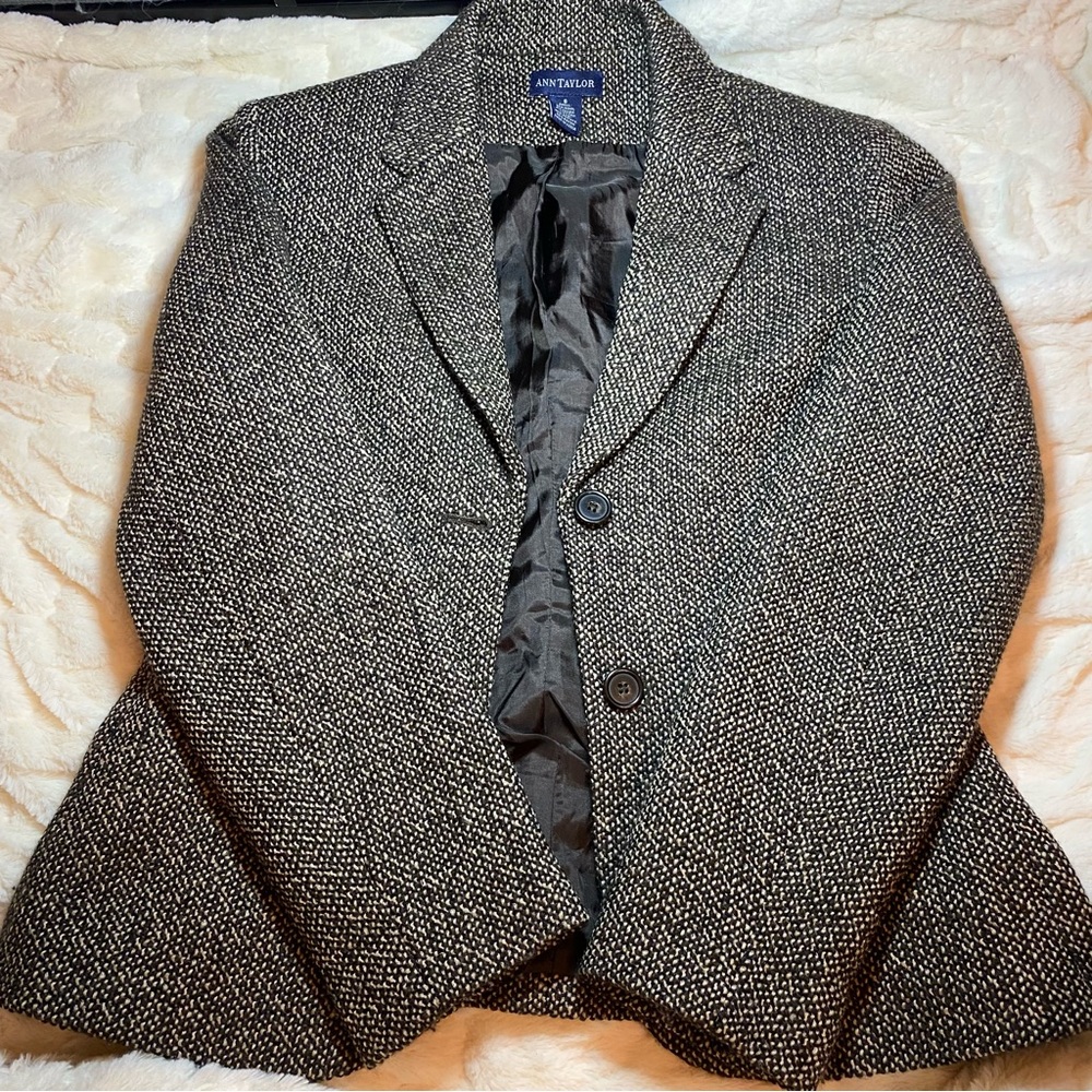 Ann Taylor Wool Skirt Suit